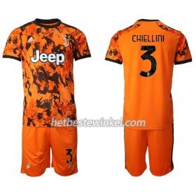 Juventus Giorgio Chiellini 3 Voetbaltenues Kind Third 2020/21 - SS (+ Korte broeken)